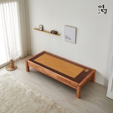 여명흙침대 더참죽 흙판 쇼파 카우치 원목평상, 나무색