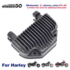 Harley Davidson Dyna Fat Bob 1584 1690 Dyna Street Bob 1584 1690 Dyna Glide 1584 용 오토바이 전압 조, 1개
