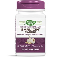 Nature's Way 大蒜萃取錠 350mg, 1個, 60 件