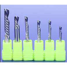 CNC 1F 외날 초경 역날 엔드밀 알루미늄 아크릴 목재, 3.175xL10 역날, 1개