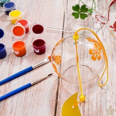 유리 풍경종 만들기 세트 여름 인테리어 소품 창가 장식 시원한 소리 힐링 아이템, 후우링(투명)