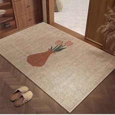 kiki腳踏墊 地墊，玄關/室外/門口/颳沙/大地墊，防滑耐磨，多款可選, 1個, 莫蘭鬱香,80*100CM