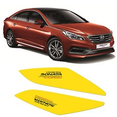 [비브랜드](더원스)헤드라이트 리플렉터 데칼스티커 실외 익스테리어 랩핑 필름용품 LF쏘나타 호환