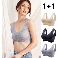 [1+1] 라이프핏 물방울 심리스 브라 / 무봉제 노와이어 편한브라탑
