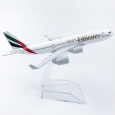 1:400 세계 모형비행기 항공기 에어버스 A380 A320 A350 외 16cm, 16_340_에미레이트항공, 1개