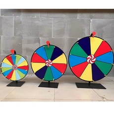룰렛 복불복 돌림판 뽑기이벤트 추첨 행사용 벌칙 돌리기 경품 원판, D. 12칸 30cm 회전판 + 마커 + 지우개
