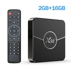 X98 Plus TV Box 안드 11 Am S905W2 4G 32G 64G 지원 265, Au 플러그, 2GB 16GB TV BOX, 1개