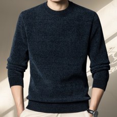 코엑티 남성 겨울 도툼한 기모 캐주얼 라운드넥 맨투맨 스웨터
