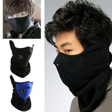 더이케이 방한마스크 넥워머 바라클라바 스카프 W5C99A3, 방한마스크 레드