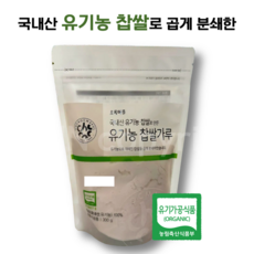 국내산 유기농 찹쌀로 만든 찹쌀가루 초록마을, 1개, 300g