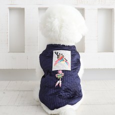 로로펫 반려동물 전통자수배자, 네이비, 1개