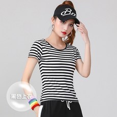 줌바 댄스 복장 줌바웨어 상의 반팔 티 바지 빅사이즈 에어로빅복 방송댄스복 여성 댄스복