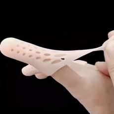 공예손가락골무 손가락습진 실리콘 골무 스킨 1p 다이어리꾸미기 택배작업