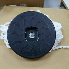 神膚奇肌 手壓式旋轉脫水拖把桿子配件-庫存出清、台灣製造, 1個, 備品布頭（含圓盤）1入