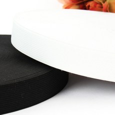 고무밴드 25mm (흰색) - 허리고무밴드 (1마 약 90cm), 1개