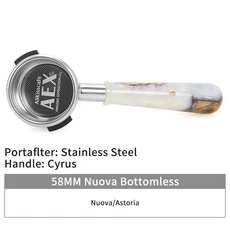 AliKisscafe 커피 포터 필터 58mm E61 Gaggia Nuova Hibrew Breville 9 시리즈 사이러스 핸들 에스프레소, 13 58mm for Nuova