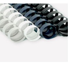 플라스틱링 6mm 100개입 제본소모품 책제본, 남색