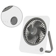 오피스 홈 침실에 적합한 오피스 팬 침실 테이블 팬 ABS 텍스처, 1개, White, 7HH206176_WGY