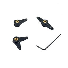 3PCS RC 보트 3MM 샤프트 홀 러더 암 어댑터 나일론 스티어링 선박 DIY 모델 액세서리(스타일 1), Style 1