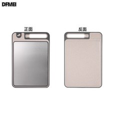 DFMEI 304不鏽鋼菜板雙面菜板包邊解凍菜板防黴PP材質家用砧板套裝, 1個, 熱縮膜包裝