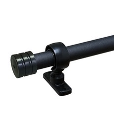 한국레일갤럭시 25mm 갤럭시 커튼봉 커텐봉, 블랙