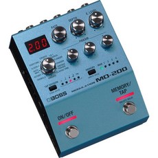 BOSS MD-200 프리미엄 품질 모듈레이션 기타 페달 블루 (MD-200), Compact