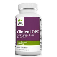 테리 내추럴리 클리니컬 OPC 400mg 포도씨 추출물 폴리페놀 소프트젤 Terry Naturally Clinical OPC, 1개