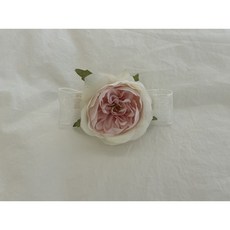 미니 핑크 장미 커튼 집게핀(2개), 2개, 아이보리핑크