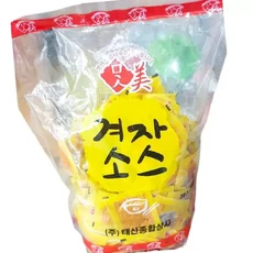 겨자소스 (태산종합상사 3g x200입 600g) X 6, 600g, 1개
