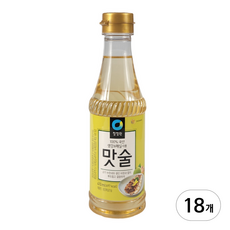 청정원 생강 매실 맛술, 410ml, 18개