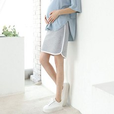 마미누리임산부 랍빠미니스커트 면스판 속바지 일체형 임부치마 177058