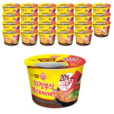 오뚜기 컵밥 의정부식 부대찌개밥, 311g, 24개