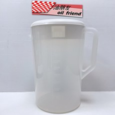 量杯附蓋 塑膠量杯 500cc 1000cc 2000cc 2500cc 3000 4000 5000 換機油用 量杯, 1個, 5000cc 含蓋 超商最多2個