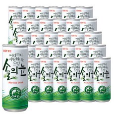 머리까지 시원해지는 느낌 솔의눈 240ml 30캔(한박, 1L, 1개