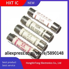 유리관휴즈 자동차 퓨즈 세트 모래 폭동 세라믹 충전 BS1362 6x25 6x25mm 1A 2A 3A 5A 10A 13A 15A 20A 240V 5PCs/로트, [05] 20A