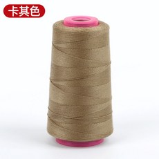 牛仔線縫紉線 手縫線 牛仔線 裁縫線 牛仔褲專用線 家用大捲縫紉線, 1個, 卡其色432, 卡其色432