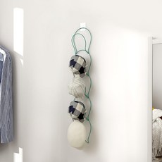 이지홈 5구 스틸 모자걸이(그린) 소품정리 도어후크, 1개, 상세 참조