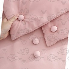 원터치 이불고정핀 순면 침구정리 침대 커버 고정 밀림 방지 핑크, 화이트, 1개