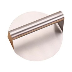 不銹鋼蔥油餅壓餅器 手工壓肉餅 手壓式滿焊家用壓餅機 圓形, 1個, 圓形【不銹鋼】食物壓餅器*1