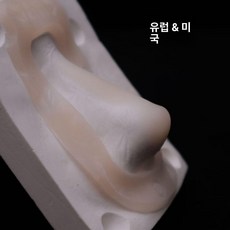 가짜 실리콘코 코스튬 코스프레 메이크업 특수분장, 1개, 유럽 스타일 1개+1세트 재료 키트