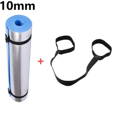미끄럼 방지 요가 매트 스포츠 피트니스 EVA 컴포트 폼 요가 및 필라테스 운동용 4mm 두께, 3) 보라색, 1개