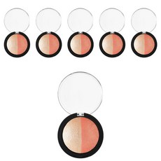 elf 베이크드 하이라이터 & 블러시 5.2g, Rose Gold, 6개