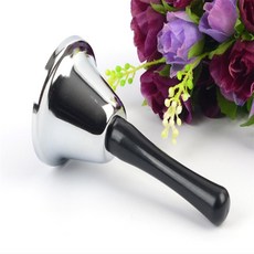 경민 테이블 핸드벨 업소용테이블벨, 은색 - 65mm