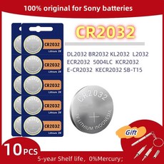 CR2025 배터리 오리지널 소니 CR2032 CR2016 CR1632 리튬 시계 장난감 계산기 자동차 키 리모컨 단추 코인 셀, 1)10PCS CR2032(GF)SO, 9890