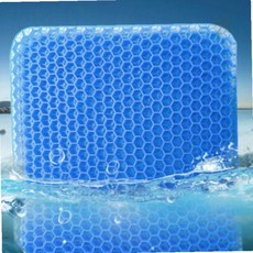 여름철 자동차 사무실 의자 통풍 허니콤 젤 쿨 방석 시원한 엉덩이 쿨링 쿠션 커버, 일반형