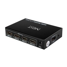 넥스트유 4K UHD HDMI 4포트 모니터 화면 분배기 스플리터 영상