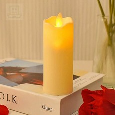 루체트리 LED 캔들 모던라잇 2p세트 5.5cmx12.5cm 무드등 조명