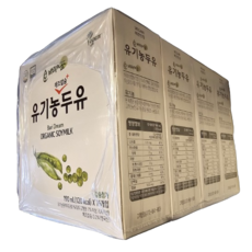 바리의꿈 유기농 두유 Non GMO 유기농콩 비건인증 해조칼슘 어린이두유 아침식사대용, 64개, 190ml