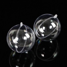 투명플라스틱볼 투명캡슐 투명 플라스틱 볼 2P 12cm