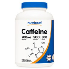 뉴트리코스트 카페인 200mg 캡슐, 500정, 1개